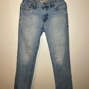 Aeropostale Men's Light Blue Straight Jeans